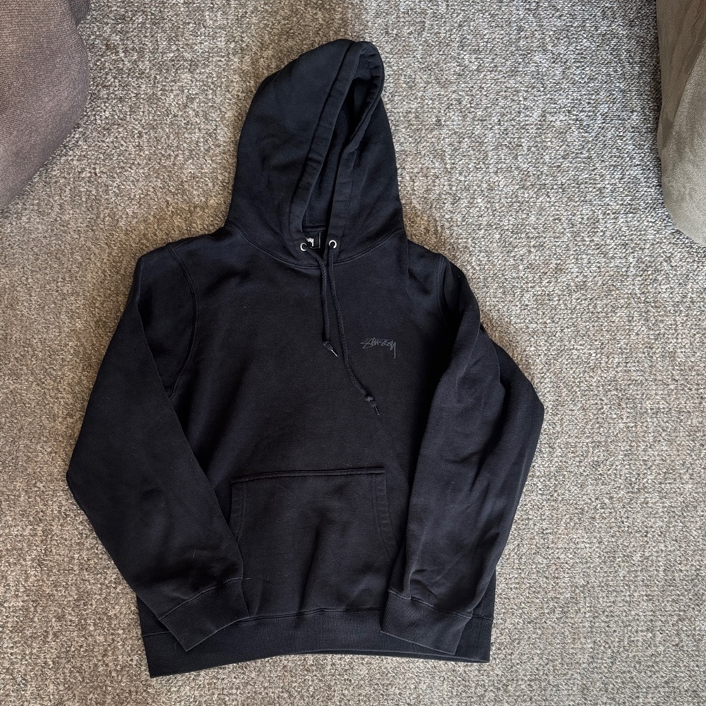 Stussy Classic Black Hoodie